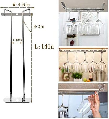 RedDreamer 14-Inch Wine Glass Rack Set of 2 1