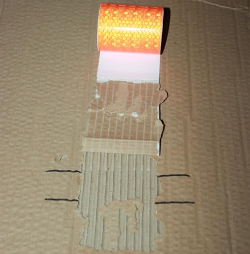Orange Reflective Safety Tape 2in X 11ft Roll