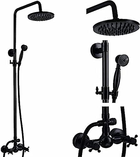 TECKI Oil Surface Bronze Rain Shower System Set