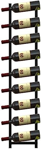 GOFLAME Wall Mounted Wine Rack for 9 Bottles