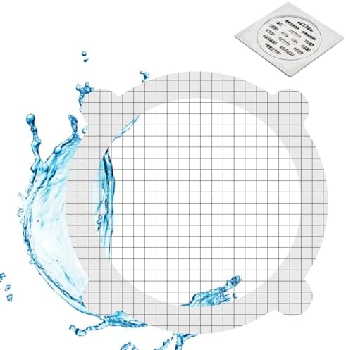 20 Pack Disposable Drain Hair Catcher Stickers