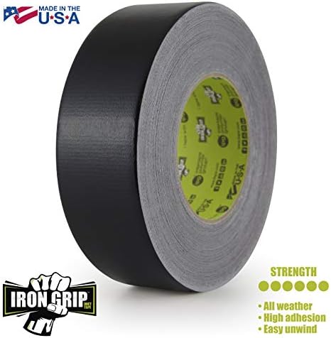 IPG Iron Grip Heavy Duty Duct Tape - 188 x 35 yd Black