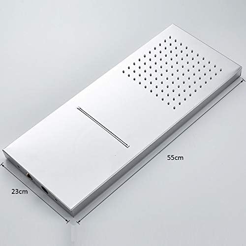 TECKI 3-Way Digital Bath Shower Set with Rainfall Head and Handheld