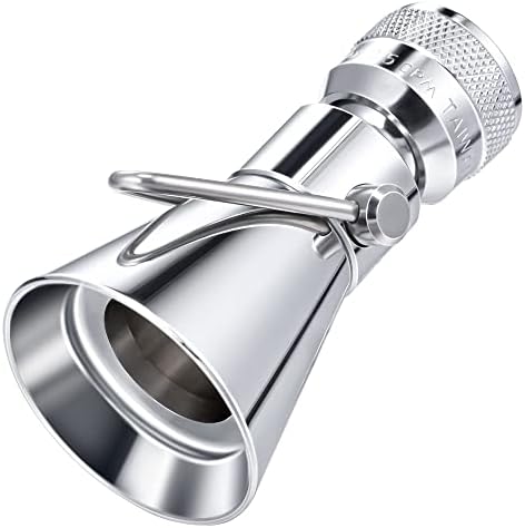 Enhon 2 Setting Pivoting Shower Head with Shut Off Valve