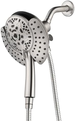 INAVAMZ 25GPM Rain Handheld Shower Head Combo
