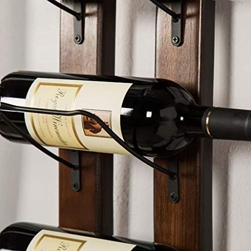 Wall Mounted Wine Rack with 6 Bottle Capacity