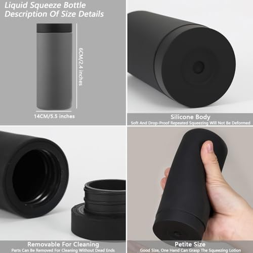 Stylish Leakproof Dish Soap Silicone Dispenser