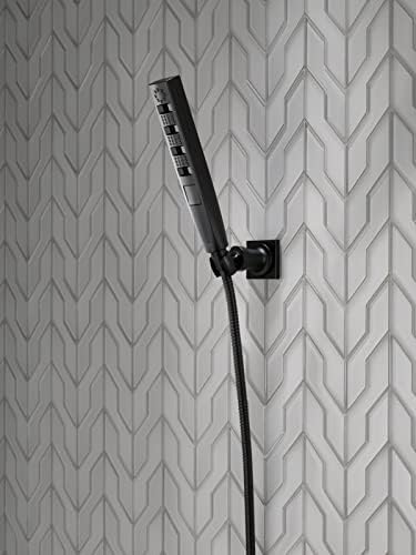 Delta H2Okinetic 5-Spray Matte Black Handheld Shower with Hose