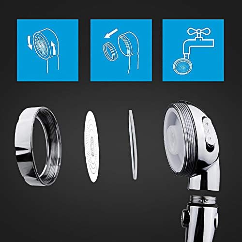 KAIYING Handheld Shower Head with 3 Spray Modes and ONOFF Switch