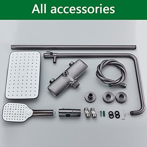 Rain Shower Head and Handheld Combo Set with 3 Modes