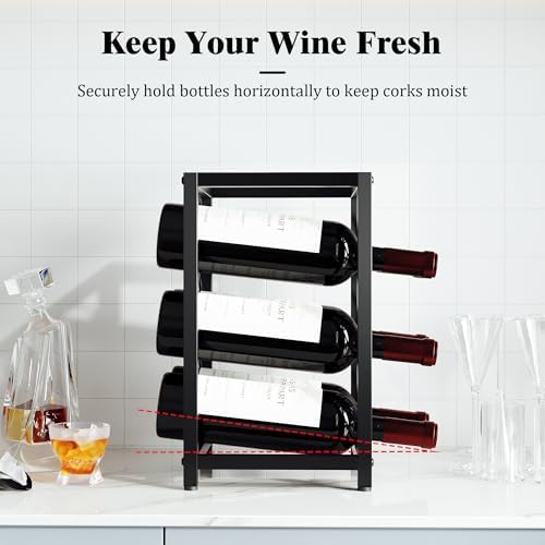 Hjarta 6-Bottle Space-Saving Wine Rack