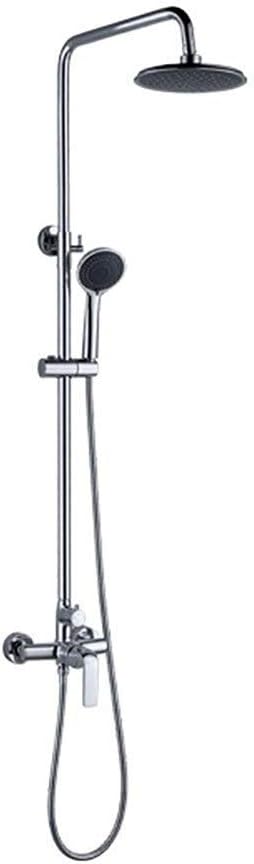LASEVE Copper Cover Shower Set with 9 Inch Round Head