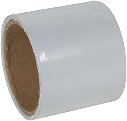 Duck Brand Reflective Safety Tape 15x30 Single Roll White