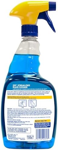 Zep Streak-Free Glass Cleaner - 32 Oz Case of 12