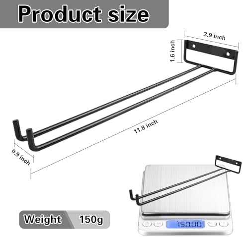 118 Inch Wine Glass Rack Set of 4 Metal Holder 1