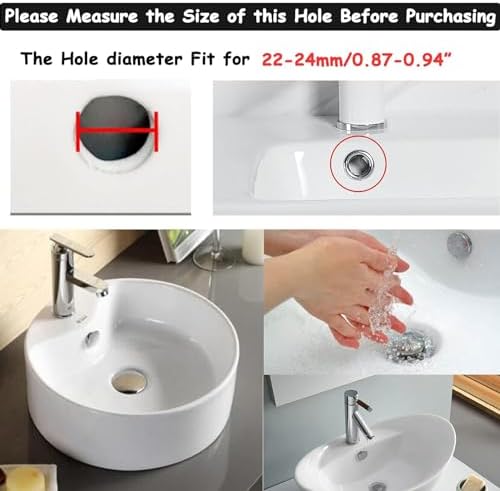 6 Pack Solid Brass Sink Overflow Trim Ring with Chrome Plating