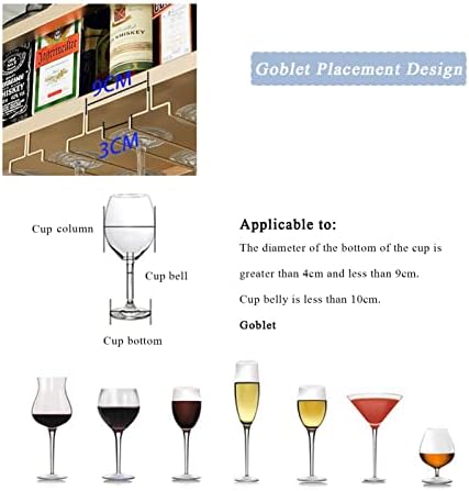 ZJDYDY Wall-Mounted Wine Rack 80x25x21cm