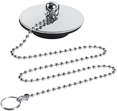 Fdit Universal Chrome Drain Cover with Chain