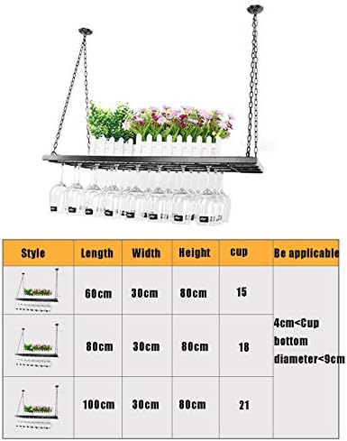 Mounted Wine Racks Industrial Chain Suspension Wall Rack