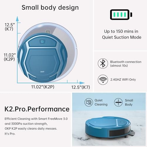 OKP K2-Pro Robot Vacuum Cleaner