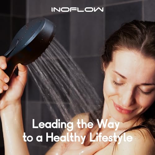 InoFlow High Flow Handheld Showerhead with 7 Modes and 60 Hose Matt Black