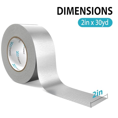 360Tronics Heavy Duty Duct Tape 2in x 30yd Silver