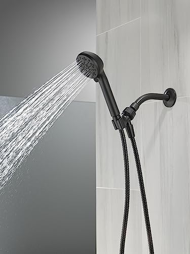 Delta 4-Spray Handheld Shower Head Matte Black 1