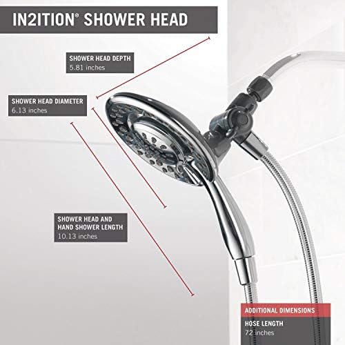 Delta Faucet 2-in-1 Dual Hand Shower TTB75 PTFE Sealant Tape