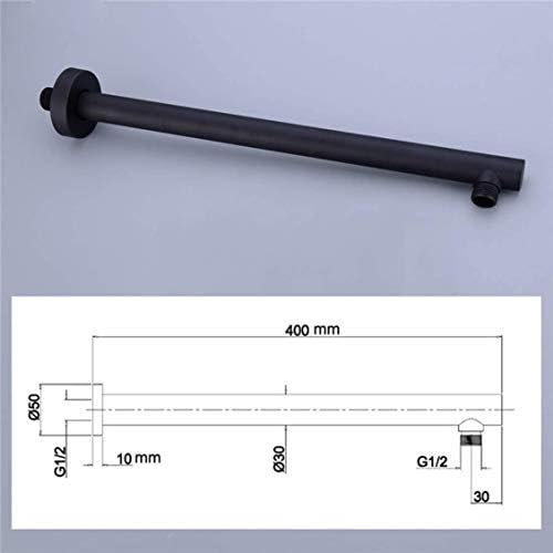 Luxury Shower Set with 8-12 Round Rainfall and Handheld Shower Heads