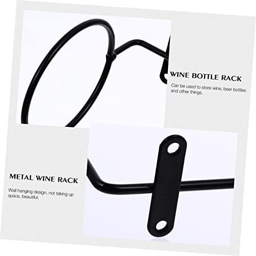 Ciieeo 6pcs Wall-Mounted Wine Rack