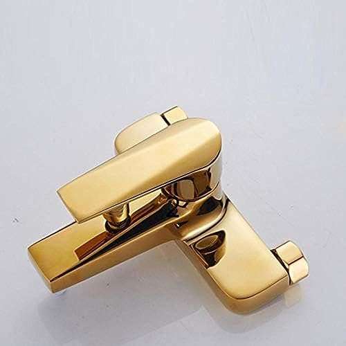 TECKI Gold Shower Set Two Headed Rain Shower Heads