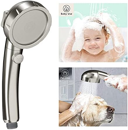KAIYING High Pressure Handheld Shower Head with ONOFF Switch and 3 Spray Modes