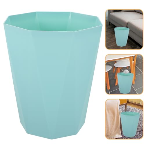 Emerald Green Diamond Pattern 5L Trash Can for Home