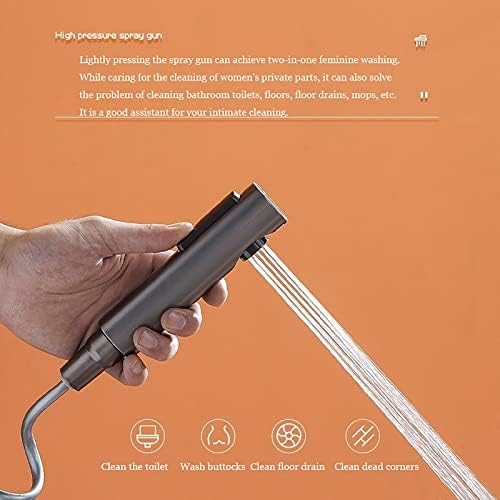 Adjustable Rainfall Shower System with Handheld and Bidet