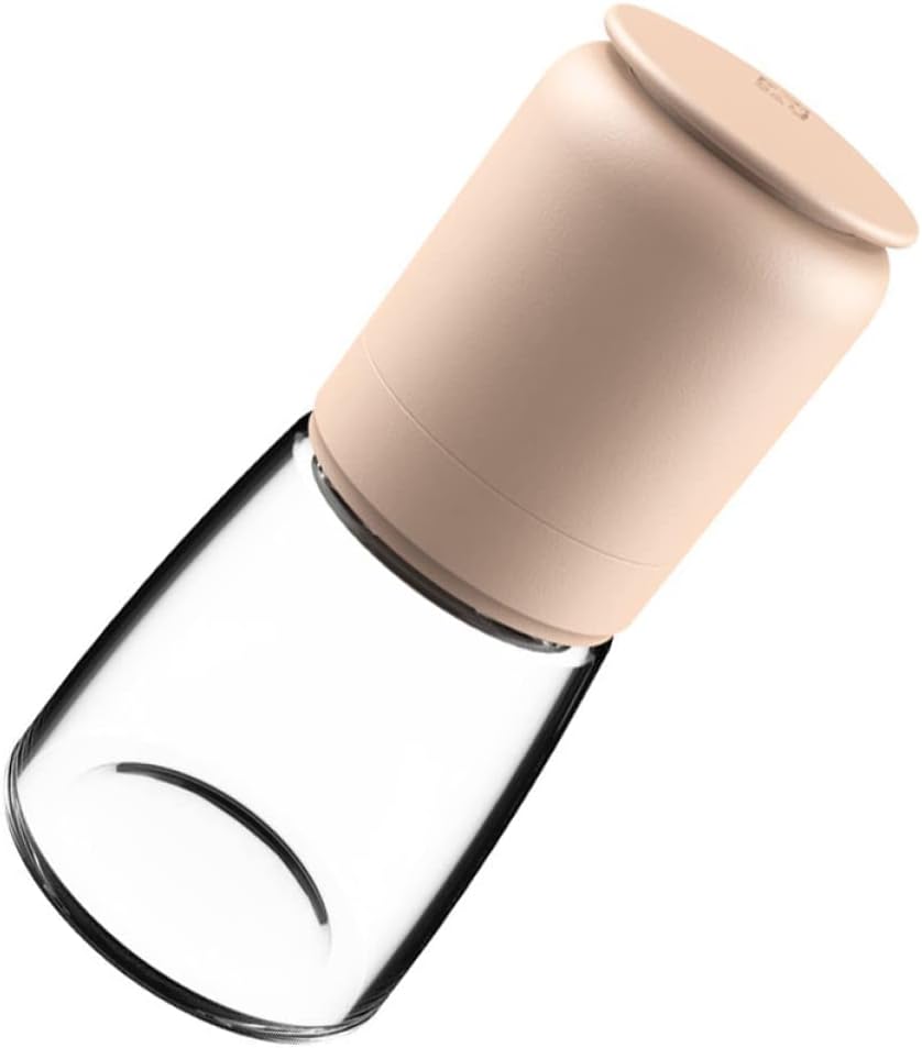 Alipis Salt Pepper Shaker Set with Refillable Glass Bottle