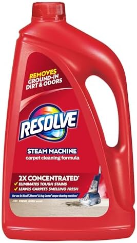 Resolve Professional Steam Carpet Cleaner Solution Shampoo 96oz 2X Concentrate