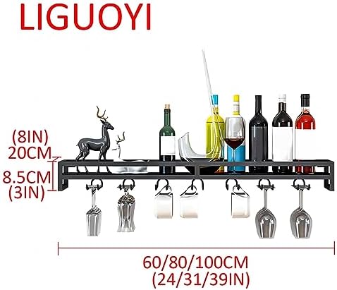 LIGUOYI Wall-Mounted Wine Glass Rack