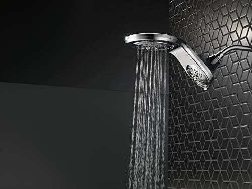 Delta HydroRain 5-Setting Shower Head with Rain Can Matte Black