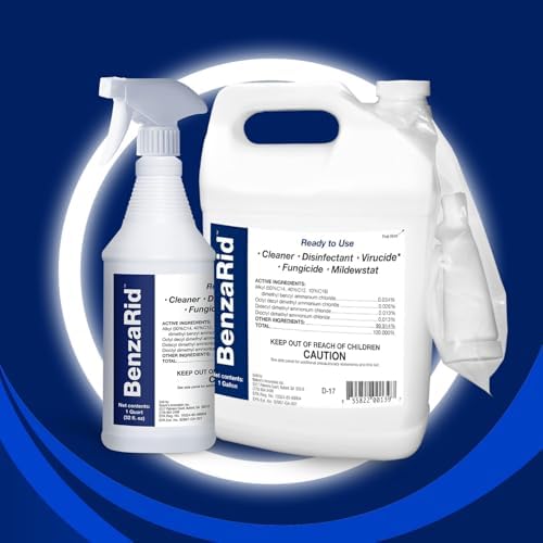 BenaRid Pro Mold Killer Fungicide Disinfectant 1 Gal 32 oz
