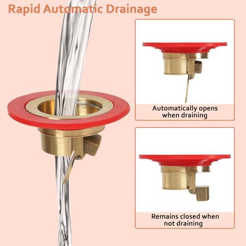 AHUONEL 4Pcs Drain Cleaner Tool Set