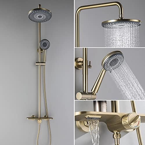 10 Inch Rain Showerhead Set with Single Handle and Handheld Sprayer