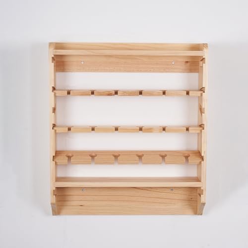 18 Bottle Wall Wine Rack with Glass Holder 1