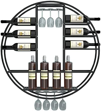 ZJDYDY Wall-Mounted Wine Rack Organizer 80x11x80cm