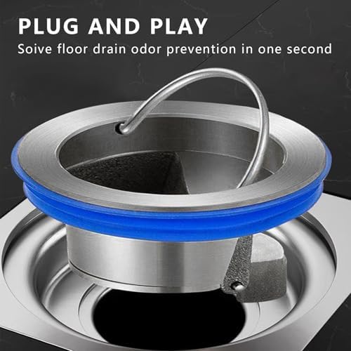 Lupdato Shower Floor Drain Backflow Prevent One Way Valve