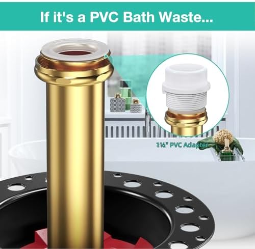 PVC Island Tub Drain Rough-in Kit