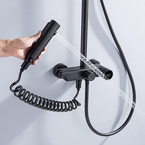 LED Digital Display Wall Mounted Shower Combo Set