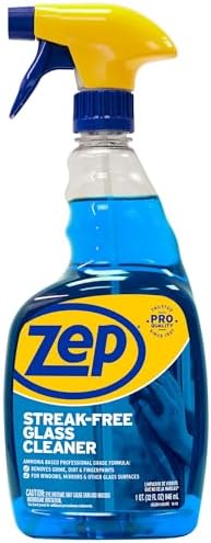 Zep Streak-Free Glass Cleaner - 32 Oz Case of 12
