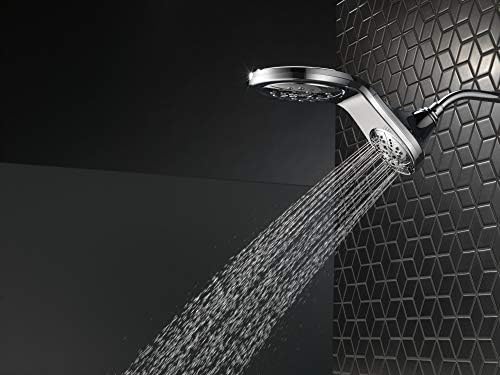 Delta HydroRain 5-Setting Shower Head with Rain Can Matte Black