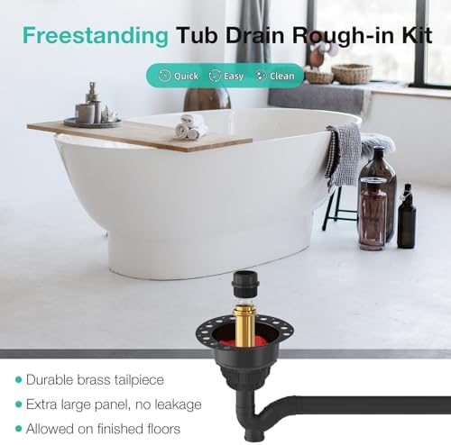 ABS Island Tub Drain Rough-in Kit 810 Inch