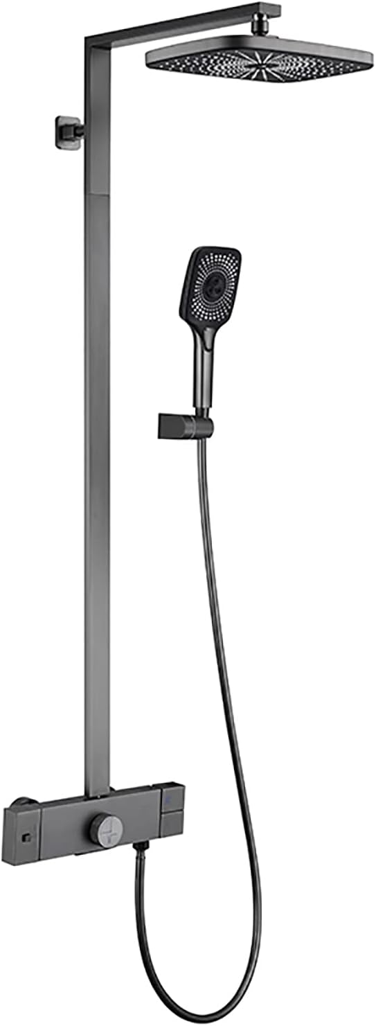 Thermostatic Shower System with Air Boost and 3 Spray Modes